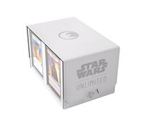 Gamegenic Star Wars Unlimited Double Deck Pod - White/Black Trading Card Acc