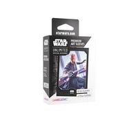 Gamegenic, Star Wars : Unlimited Premium Art Sleeve - Dark Maul, 60 pochettes art + 2 pochettes transparentes, code couleur de la pochette : gris