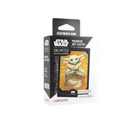 Gamegenic, Star Wars Unlimited Premium Art Sleeve - Grogu, 60 pochettes Art + 2 pochettes transparentes, code couleur de la pochette : gris