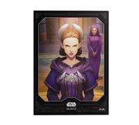 Gamegenic, Star Wars Unlimited Premium Art Sleeve - Padmé Amidala, 60 pochettes Art + 2 manchons transparents, code couleur de la manche : gris