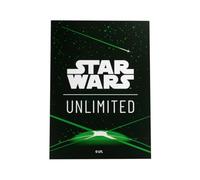 Gamegenic | Star Wars : Unlimited Premium Art Sleeves - Card Back Green | Accessoire de jeu de cartes à collectionner