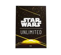 Gamegenic | Star Wars : Unlimited Premium Art Sleeves - Dos de carte jaune | Accessoire de jeu de cartes à collectionner