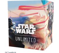 GameGenic Star Wars Unlimited Soft Crate - Bote de deck durable imprimee en couleur imprimee et officiellement licenciee contient 60 cartes a ma
