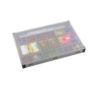 Gamegenic Token Silo XL Convertible (Noir) - Boîte à jetons empilable - 15 Plateaux Amovibles en 5 Tailles différentes - Jetons de Jeu de Rangement et d'organisation - Design Pratique - Fabriqué