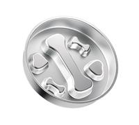 Gamelle à alimentation lente en acier inoxydable de qualité alimentaire pour petites races de labyrinthes pour ralentir l'alimentation des chiens en acier inoxydable