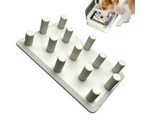 Gamelle à alimentation lente - Insert de puzzle - Avec aimants antidérapants - Pour nourriture, boire et eau pour chiots de petites et grandes races de chiens