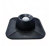 Gamelle à alimentation lente pour chien - Bouillon d'os liquide - Bol à lécher avec boule interactive pour chiens et chats de petite, moyenne et grande taille (noir)