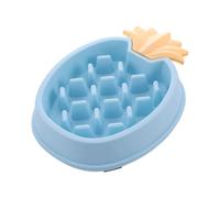 Gamelle à Alimentation Lente pour Chien, Forme Ananas en PP | Léger et Facile à Nettoyer, Étanche pour Voyage, Aide à Limiter L'obésité Canine, pour Chiot