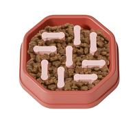 Gamelle à alimentation lente pour chien - Mangeoire anti-étouffement, vaisselle antidérapante pour animaux de compagnie, assiette interactive de contrôle des portions, accessoire de repas sain |
