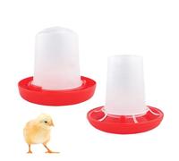 Gamelle à boire pour poulets - Ensemble bol d'alimentation et bol à boire pour poulets - Système d'alimentation pour volailles animaux domestiques intérieur extérieur écurie caille ferme
