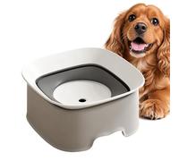 Gamelle À Eau Anti-Débordement Canin Plat Distributeur Boisson Animalier | Gamelle Eau Anti-Glouton Chien Pour Moments De Solitude Coin Repas Appartement Cuisine Salon Maison Intérieur