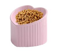 Gamelle à eau et nourriture pour animaux de compagnie | Gamelle en céramique pour chat | Assiette d'alimentation pour chien, chat - Gamelle inclinée en céramique antidérapante pour petits chiens