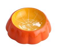Gamelle à eau pour chat | Assiette antidérapante pour nourriture pour chat, plateau d'alimentation en céramique avec motif de fruits, pour voyages, appartements et maisons