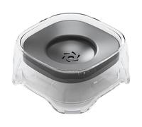 Gamelle à eau pour chien, 1,927,8 g, grise flottante, anti-déversement, design anti-éclaboussures, grande capacité pour voiture, voyage et utilisation à la maison