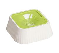 Gamelle À Eau Pour Chien Anti-Renversement Fontaine Anti-Gouttes 1.1 L | Grand Capacité Bac à Eau Lent avec Base Anti-Dérapante Adapté au Chiot, Sol, Voiture, Caisse,