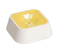 Gamelle À Eau Pour Chien Anti-Renversement,Grande Capacité 1.1L Sans Goutte, Récipient Animal - Grand Capacité Bac à Eau Lent avec Base Anti-Dérapante | Pour Chiot Voiture Caisse Voyage Intérieur Exté