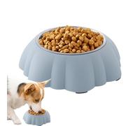 Gamelle à eau pour chien - En forme de inclinée anti-déversement - Gamelle en acier inoxydable | Pour chiot, , extérieur, voyage, maison, intérieur