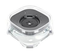 Gamelle à eau pour chien sans éclaboussures avec disque flottant, 1,8 L, gamelle à eau à débit lent, anti-débordement, anti-étouffement, sans déversement, pour chien, chat, chiot, chaton (hyalin)