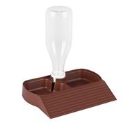 Gamelle à eau pour lézard - Mangeoire automatique | Grande capacité - Abreuvoir pour tortue de dragon barbu avec base stable - Gamelle de nourriture pour habitat de lézard - Distributeur facile à