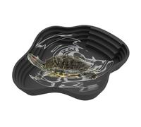 Gamelle à eau pour reptile, accessoire d'habitat de reptile, bol de bain lézard, design multifonctionnel, largement utilisé, 24,5 x 21,8 x 4 cm pour le bain et l'hydratation, dragons barbus, lézards