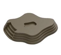 Gamelle à eau pour reptile, accessoire d'habitat de reptile, bol de bain lézard, design multifonctionnel, largement utilisé, 24,5 x 21,8 x 4 cm pour le bain et l'hydratation, dragons barbus, lézards