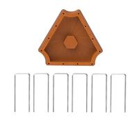 Gamelle à Eau Tortue - Gamelle Triangulaire Reptile, Gamelle Anti-Inclinaison | Bol à Eau de Clôture en Métal Amovible pour Barbe Gecko Lézard Serpent Hermite Cancer Habitat Tank Utilisation dans