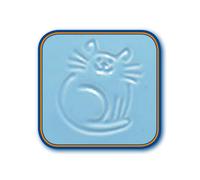 Gamelle à lait pour chat en céramique chat Nobby Pet Bleu 100 ml