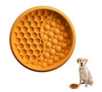 Gamelle à Lécher en Silicone Anti-étouffement pour Chat, Mangeoire Antidérapante à Alimentation Lente, Bol Alimentation Lent pour Chien et Chat, pour Éviter l'étouffement et la Suffocation