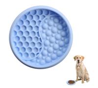 Gamelle à Lécher en Silicone Anti-étouffement pour Chat, Mangeoire Antidérapante à Alimentation Lente, Bol Alimentation Lent pour Chien et Chat, pour Éviter l'étouffement et la Suffocation