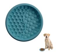 Gamelle à Lécher en Silicone Anti-étouffement pour Chat, Mangeoire Antidérapante à Alimentation Lente, Bol Alimentation Lent pour Chien et Chat, pour Éviter l'étouffement et la Suffocation