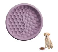 Gamelle à Lécher en Silicone Anti-étouffement pour Chat, Mangeoire Antidérapante à Alimentation Lente, Bol Alimentation Lent pour Chien et Chat, pour Éviter l'étouffement et la Suffocation
