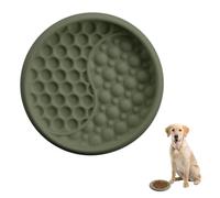 Gamelle à Lécher en Silicone Anti-étouffement pour Chat, Mangeoire Antidérapante à Alimentation Lente, Bol Alimentation Lent pour Chien et Chat, pour Éviter l'étouffement et la Suffocation