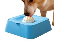 Gamelle À Lécher Liquide Chien Gamelle à Liquides pour Chiot avec Balle | Gamelle Alimentation Lente Chiot Pour Savon, , Yaourt, Nourriture Humide, Cuisine, Salon, Intérieur, Maison
