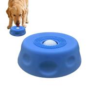 Gamelle À Lécher pour Chien - Gamelle À Alimentation Lente avec Base Antidérapante Et Balle Amusante Intégrée | Plat d'alimentation pour Chien Et Chat, Jouet Interactif pour Manger Et Jouer Sainement