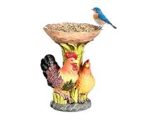 Gamelle À Oiseaux De Jardin Gamelle Multifonction pour Animaux Domestiques | Bols Mangeoire Sur Pied De Patio Pour Aras Perroquet Moineau Perruche Perruche Ondulée Balcon Terrasse Jardin