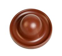 Gamelle anti-basculement pour reptiles - Plateau d'alimentation de 12 cm - Matériau PP marron rouge durable empêchant les déversements pour les tortues, lézards et grenouilles lors de l'entretien