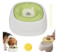 Gamelle Anti Éclaboussure - Zero Splash, Gamelle Eau Chien Anti Éclaboussure avec Disque Flottant Et Rebord Anti-Éclaboussures, 1.5L Grande Capacité, pour Chien Et Chat (A)