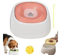 Gamelle Anti Éclaboussure - Zero Splash, Gamelle Eau Chien Anti Éclaboussure avec Disque Flottant Et Rebord Anti-Éclaboussures, 1.5L Grande Capacité, pour Chien Et Chat (B)