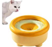 Gamelle anti-éclaboussures pour chien, gamelle d'eau antidérapante avec fond lesté lourd et disque flottant, mangeoire lente de grande capacité pour chiens et chats, bol résistant aux déversements