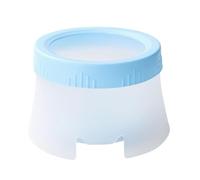 Gamelle anti-fuites pour chien - 18 x 13 cm - Distributeur d'eau flottant anti-déversement, station d'hydratation pour animaux de compagnie, récipient de boisson propre à haut volume, prêt pour le