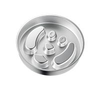 Gamelle Anti Glouton Bol d'alimentation pour Chien Chat Ralentisseur Antidérapant Inoxydable Facile à Nettoyer Pratique pour Chiens Chats Utilisation, Style C