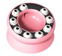 Gamelle Anti-Glouton Chat Vaisselle Interactive Repas Lent Croquettes | Bol Rotatif Pour Nourriture Humide Accessoire Interactif Croquettes pour Maison Intérieur Extérieur