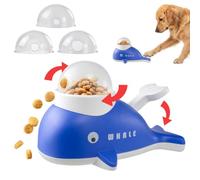 Gamelle Anti Glouton Chien Chat Distributeur Croquettes Jeu Intelligence | avec 3 Taille Ouvertures 2 en 1 Jouet Interactif Chien Puzzle Jouet Distributeur Croquette Chien Grand Petit Slow Food Toy