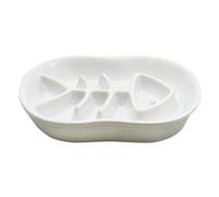 Gamelle anti-glouton pour chat Nobby Pet Fish Blanc 0,5 L