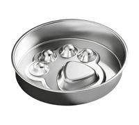 Gamelle Anti-Glouton pour Chien | Gamelle en Acier Inoxydable à Alimentation Lente,Pour Gestion du Poids et Comportement | Pour Salon, Salle à Manger, Appartement, Contrôle du Poids, Éducation à la Ma