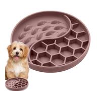 Gamelle Anti-Glouton pour Chien Plat En Silicone À Ventouse Puzzle