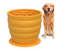 Gamelle Anti-Glouton Pour Chien Plat Interactif En Silicone Pour Animaux | Gamelles Pour Chat Porte- Pour Petit Moyen Grand Chiot Cage Dressage Modification Comportement