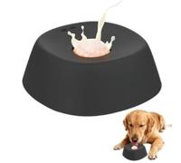 Gamelle anti-glouton pour chiens et chats 2026 avec bille roulante, antidérapante et anti-déversement, idéale pour le bouillon d'os et le yaourt. Jouet à lécher en silicone pour chiens de toutes taill