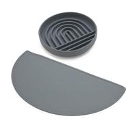 Gamelle anti-glouton pour chiens et chats - En silicone - Pour une alimentation saine - Empêche les ballonnements - Antidérapante (pessimiste)