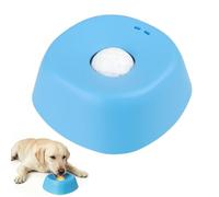 Gamelle anti-glouton pour petits chiens et chats avec rainures pour la digestion - Bleu